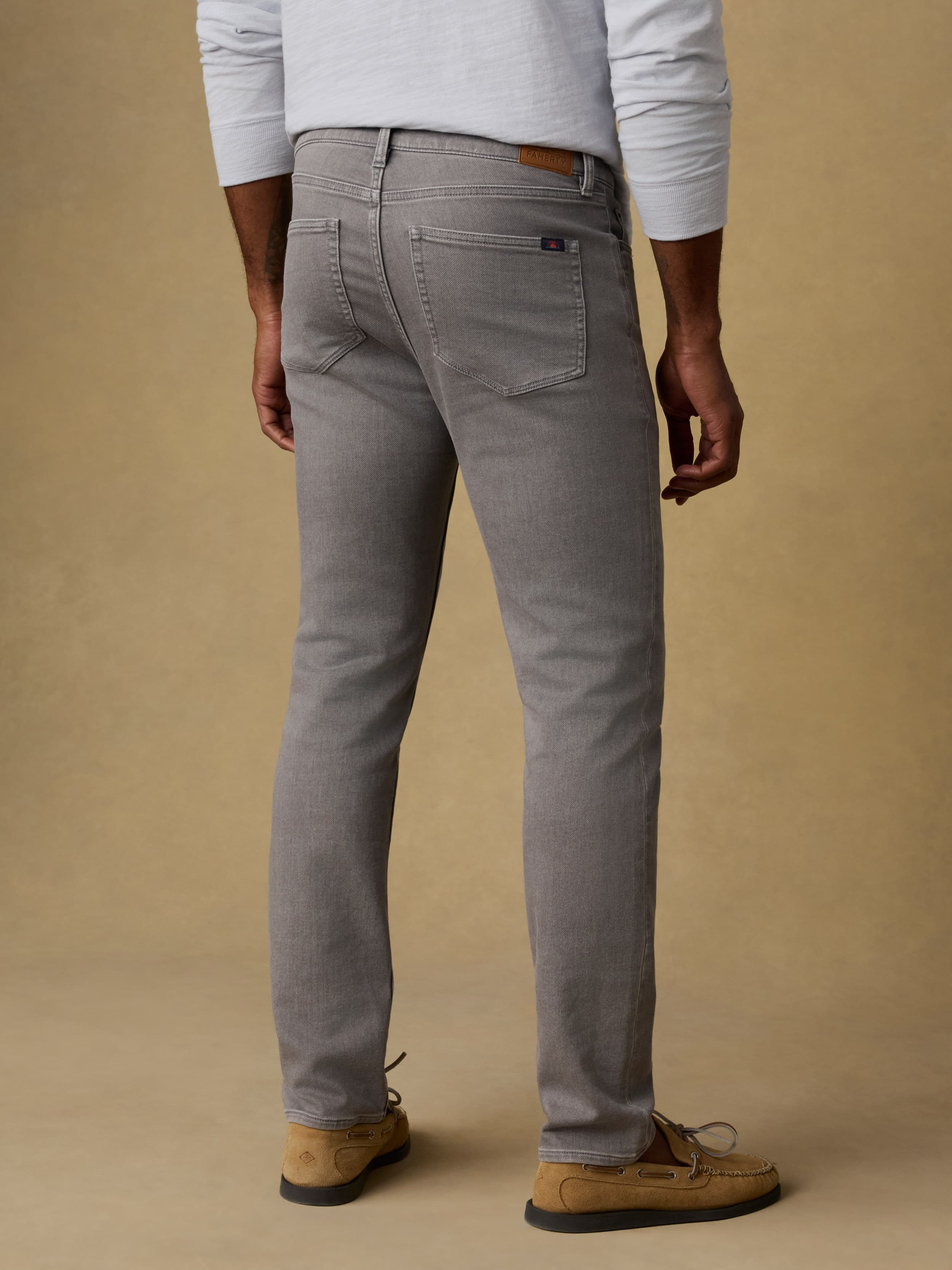 Stretch Terry 5-Pocket Pant - Steel Grey
