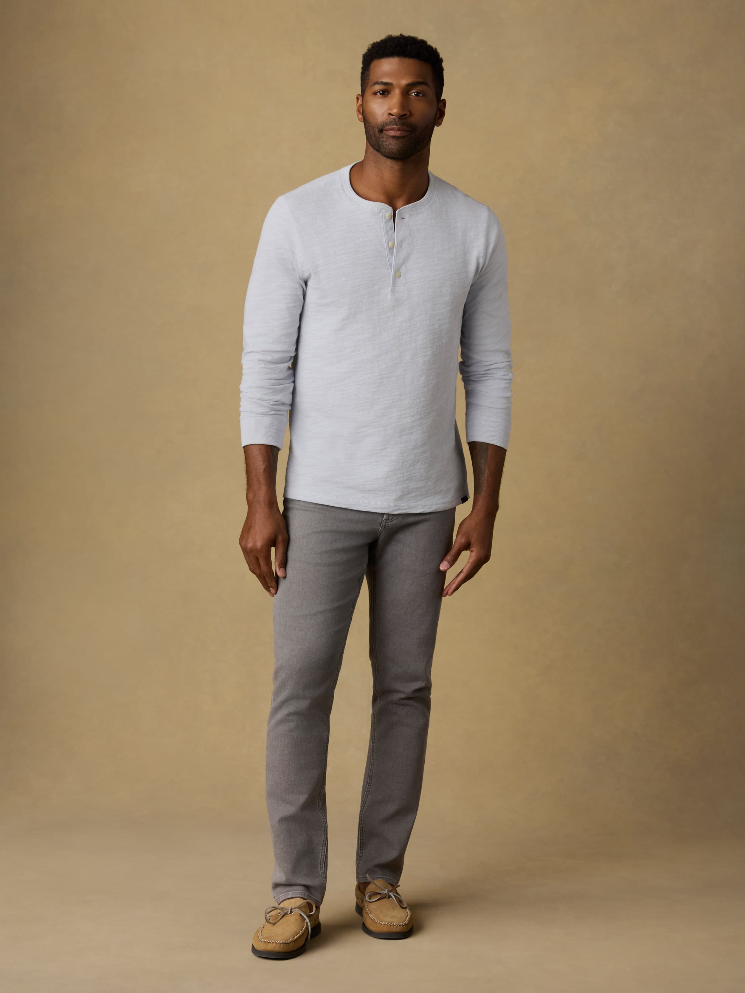 Stretch Terry 5-Pocket Pant - Steel Grey