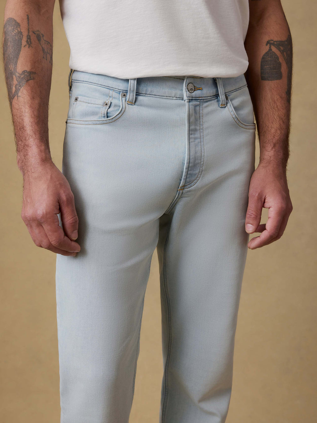 Stretch Terry Indigo 5 Pocket - Riverbend Wash