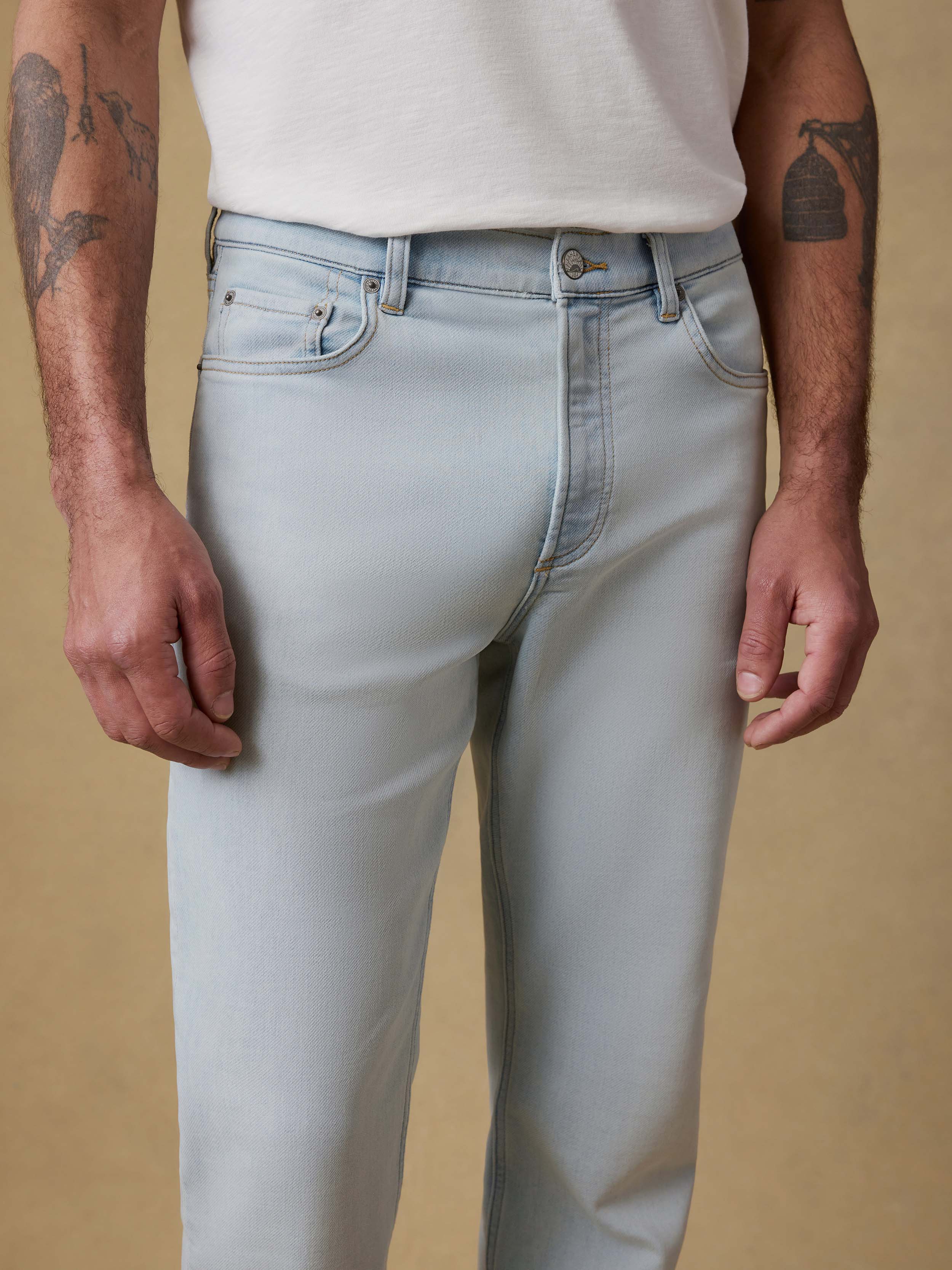 Stretch Terry Indigo 5 Pocket - Riverbend Wash