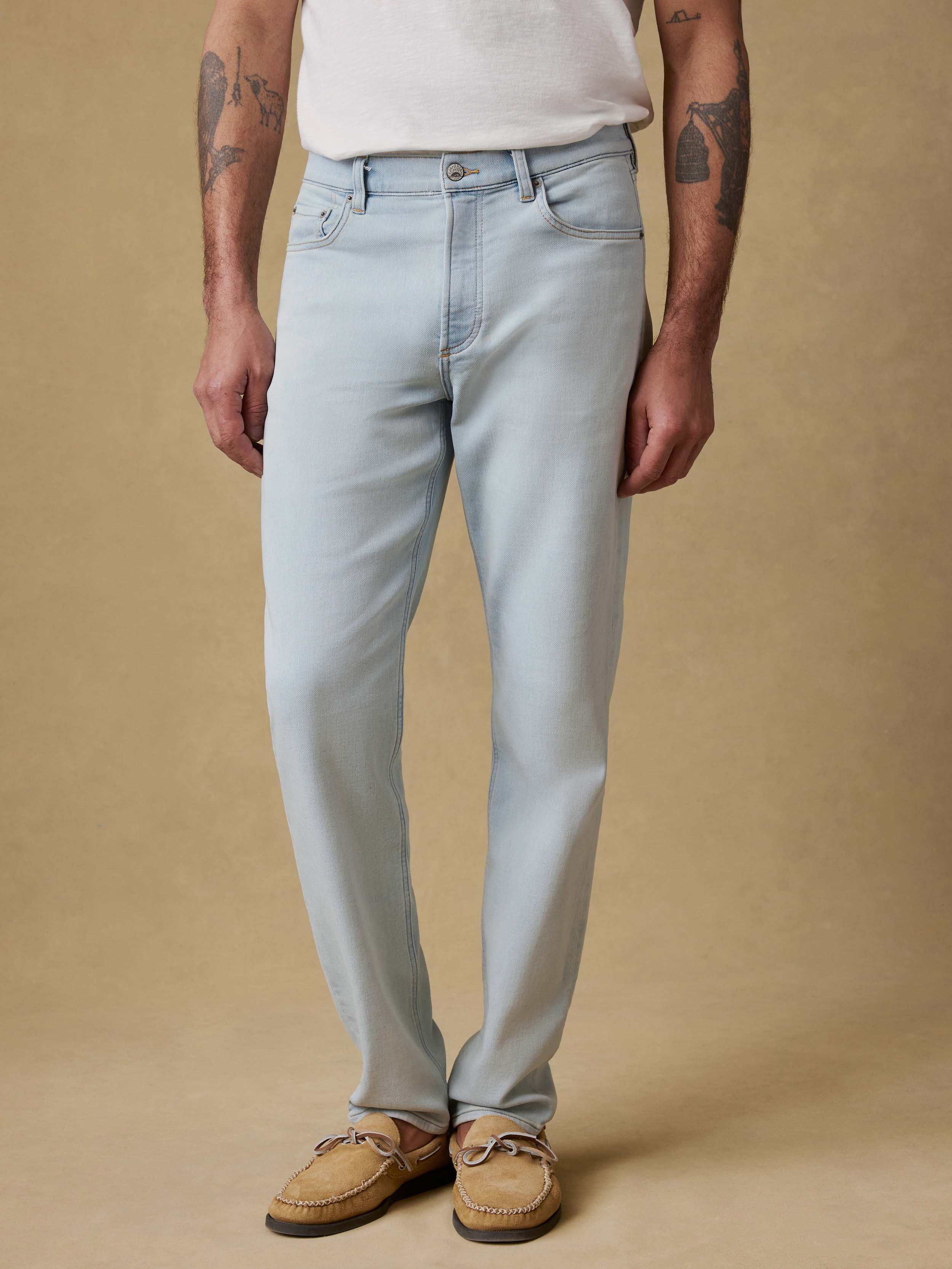 Stretch Terry Indigo 5 Pocket - Riverbend Wash