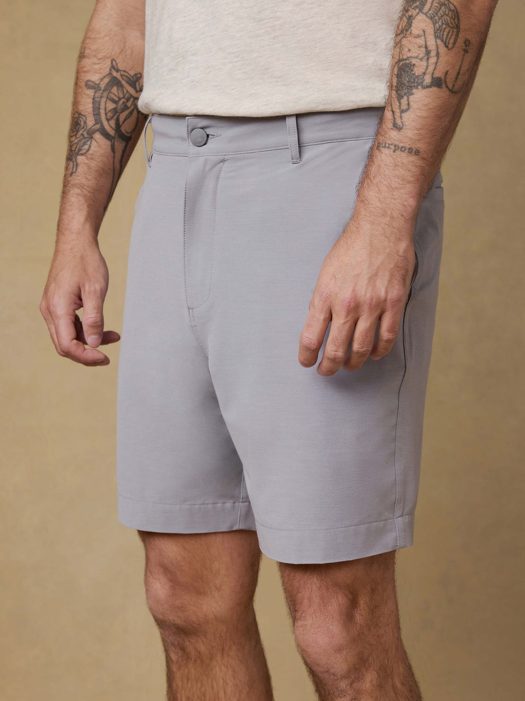 All Day™ Short (7") - Ice Grey