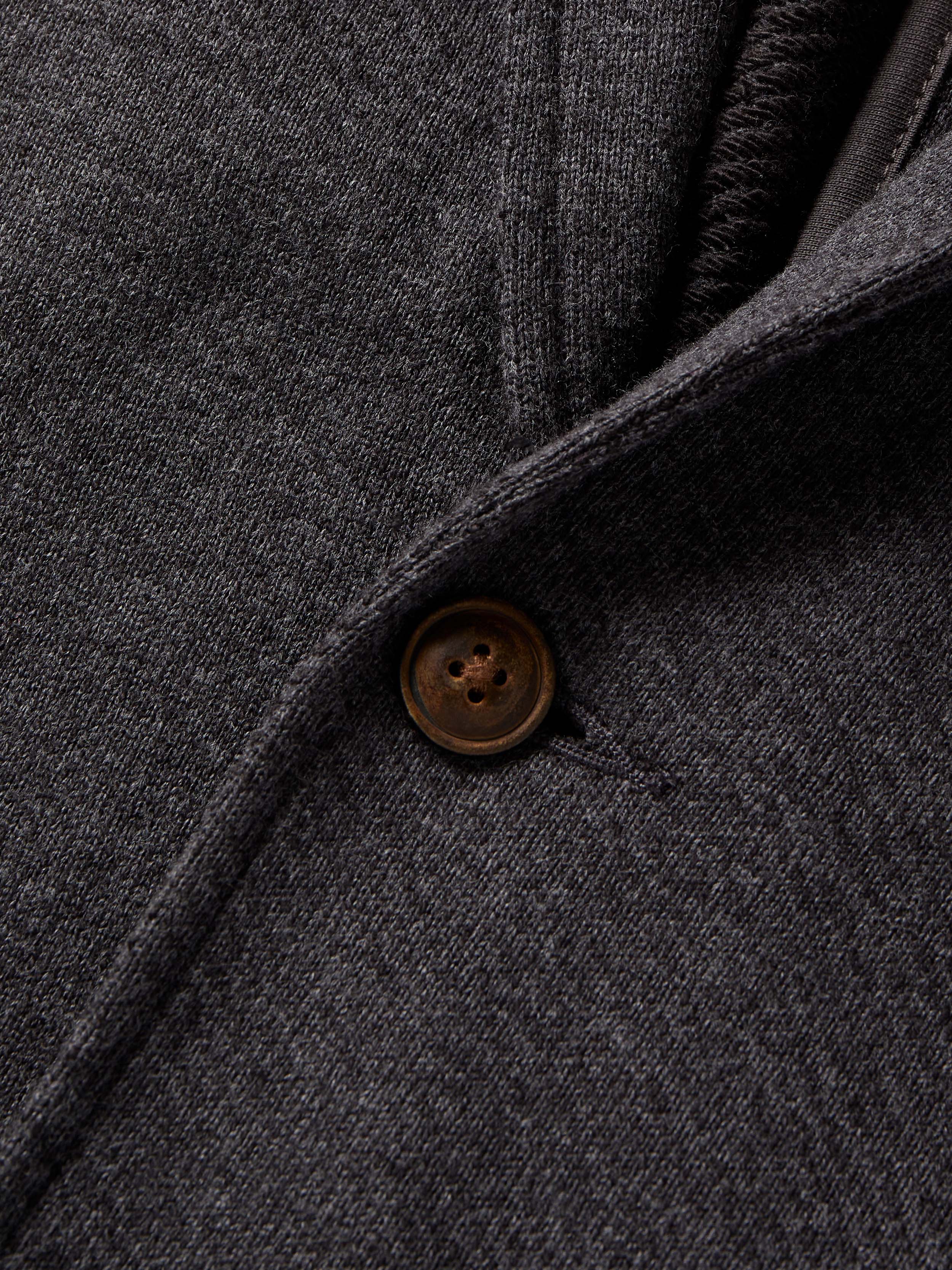 Inlet Knit Blazer - Black Sky Melange