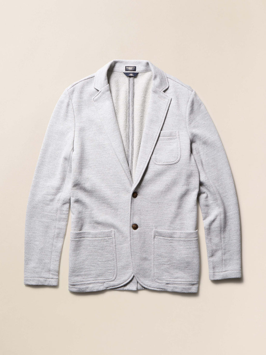 Inlet Knit Blazer - Heather Grey