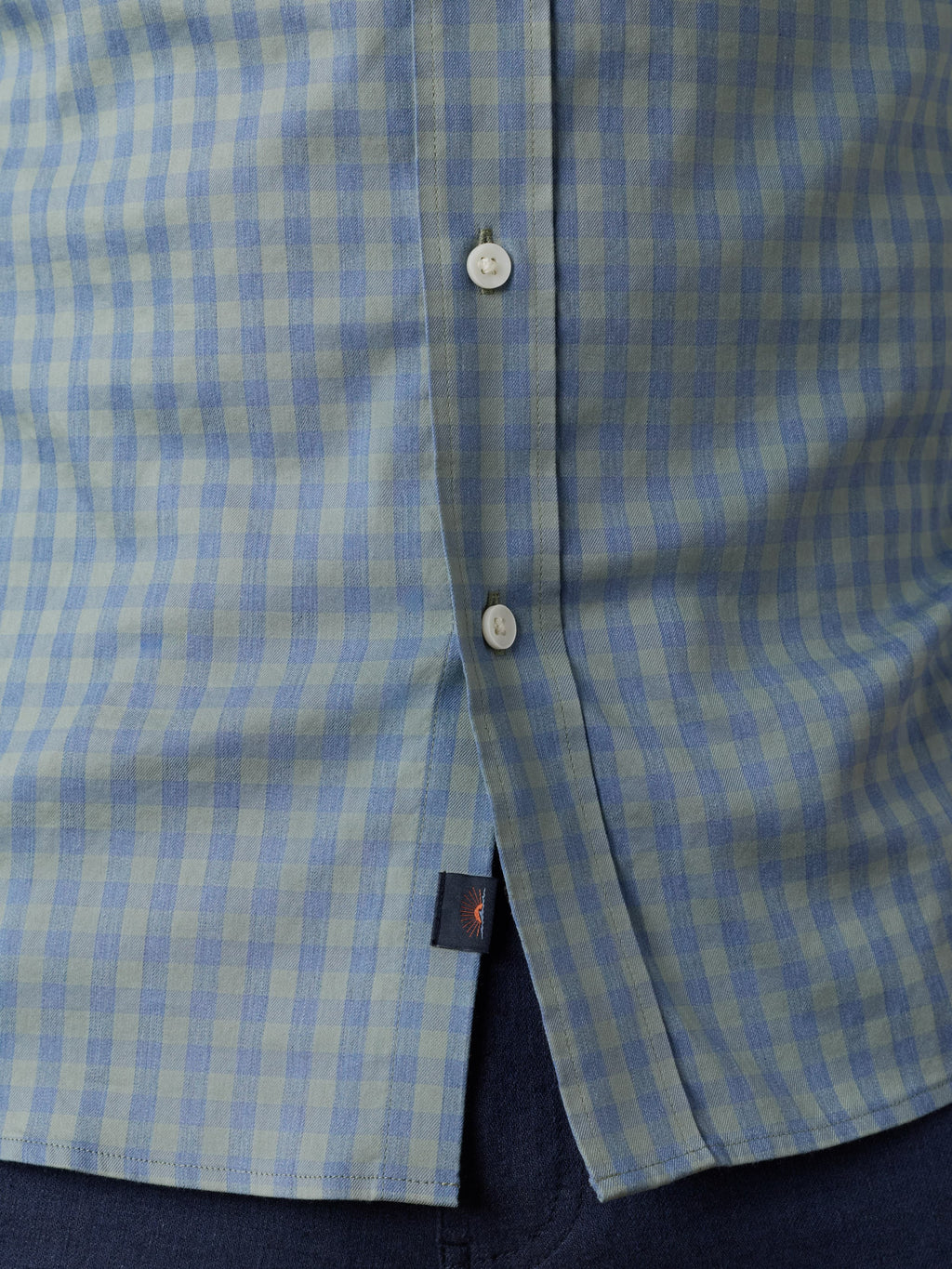 The Movement™ Shirt - Sage Marine Gingham