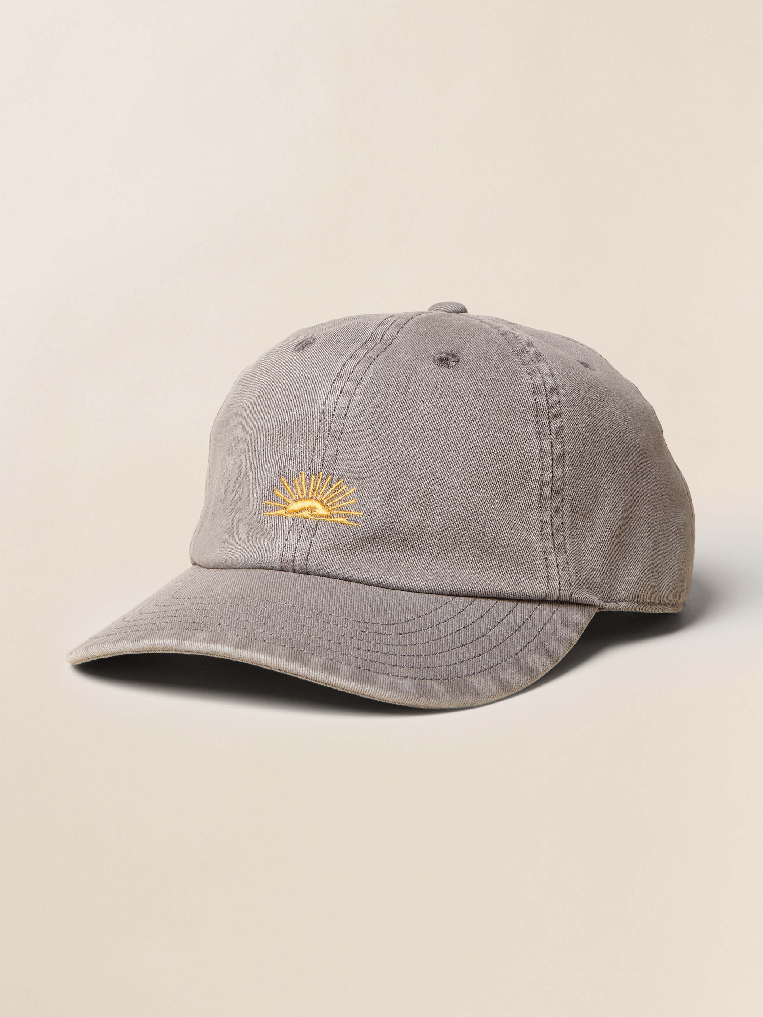 Sunwashed Twill Baseball Hat - Carbon