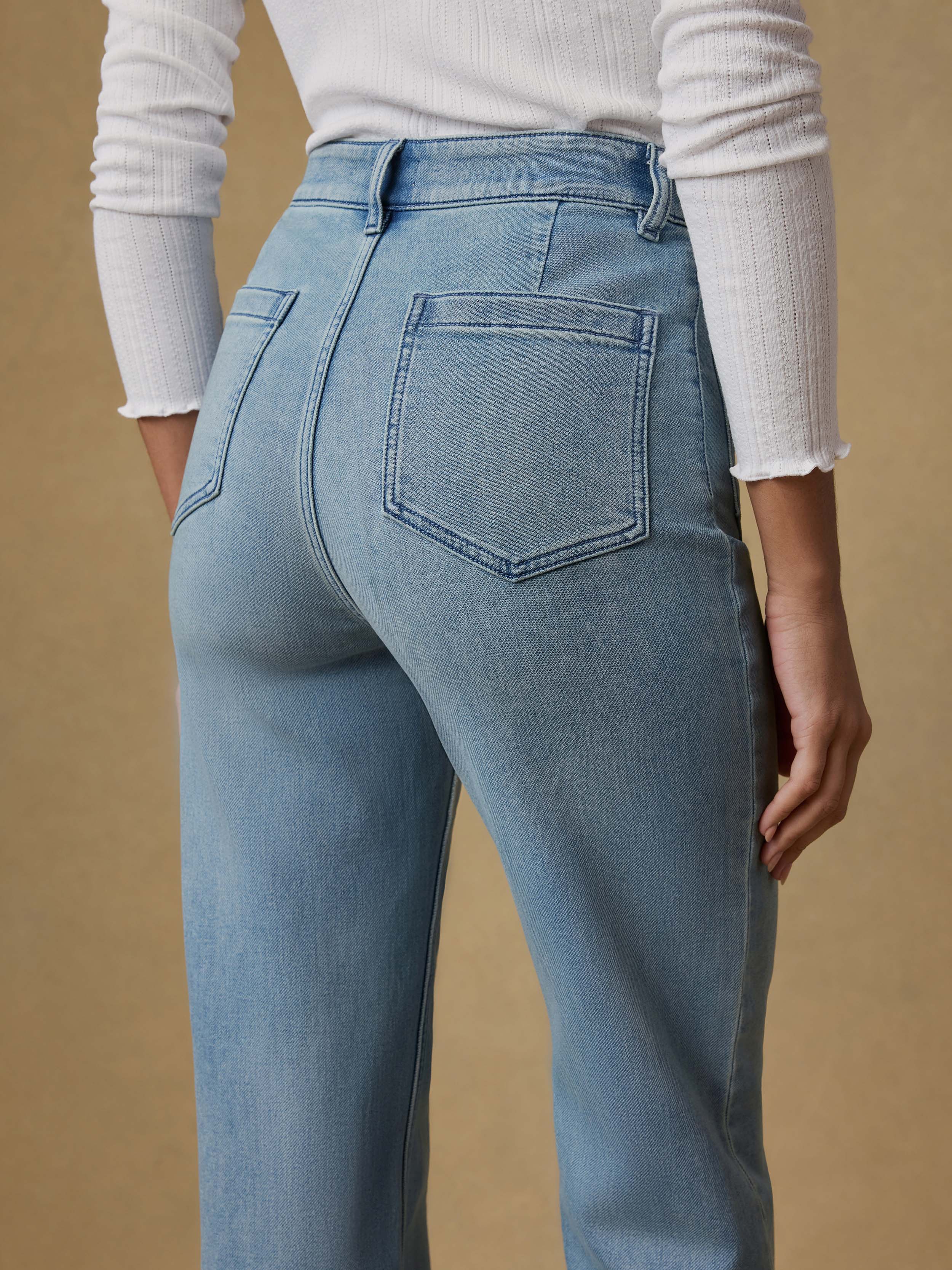 Stretch Terry Patch Pocket Pant - Eastern Shore Wash