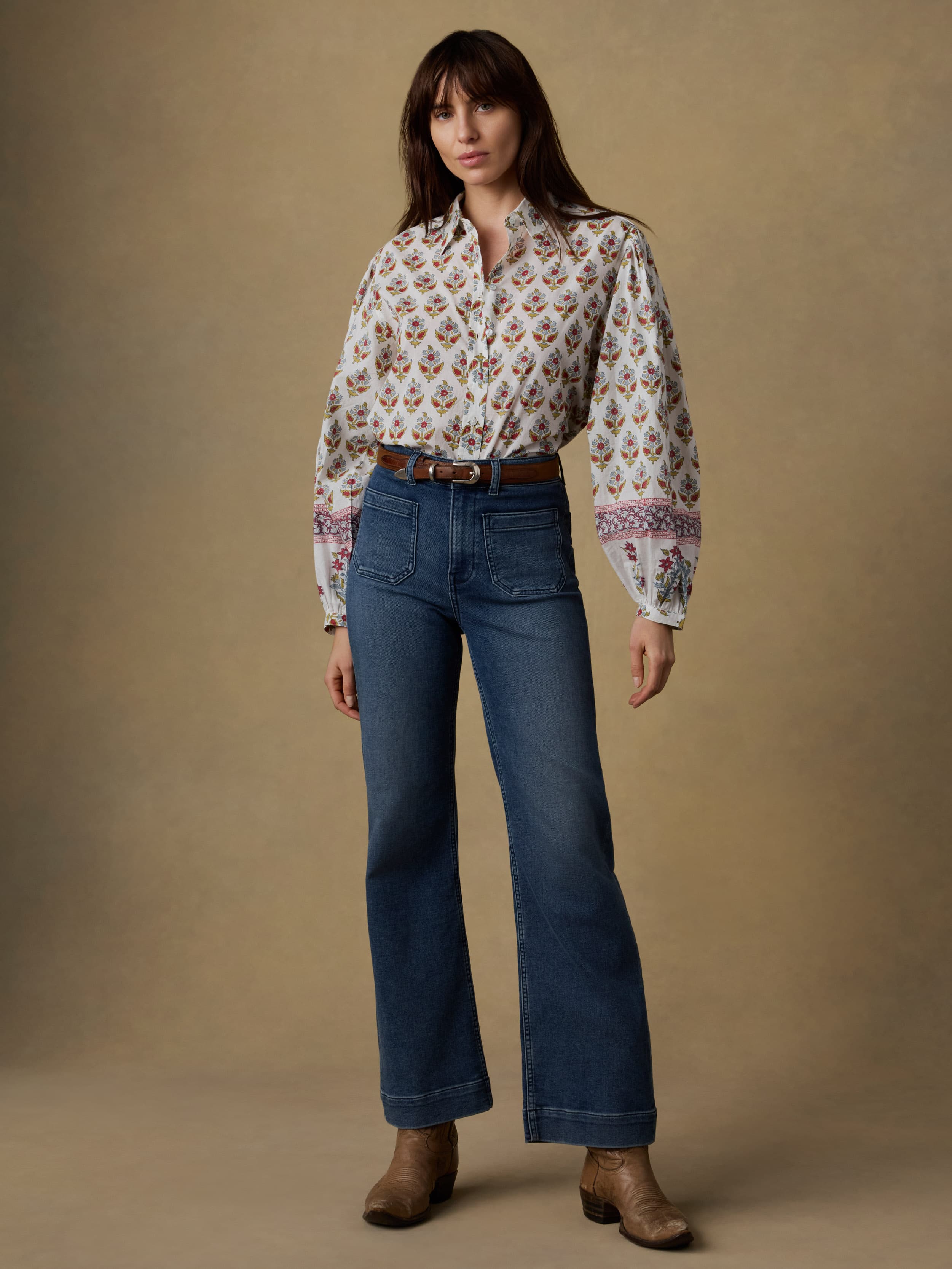 Suki Blouse - Antique Bouquet