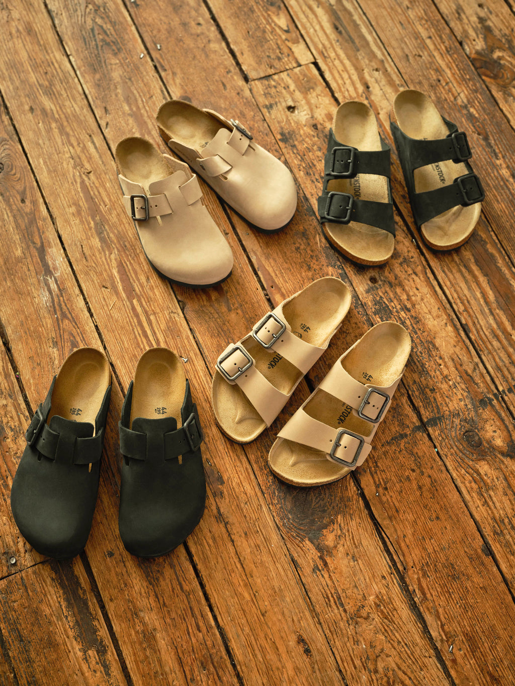 Birkenstock + Faherty Boston Wire Buckle - Black