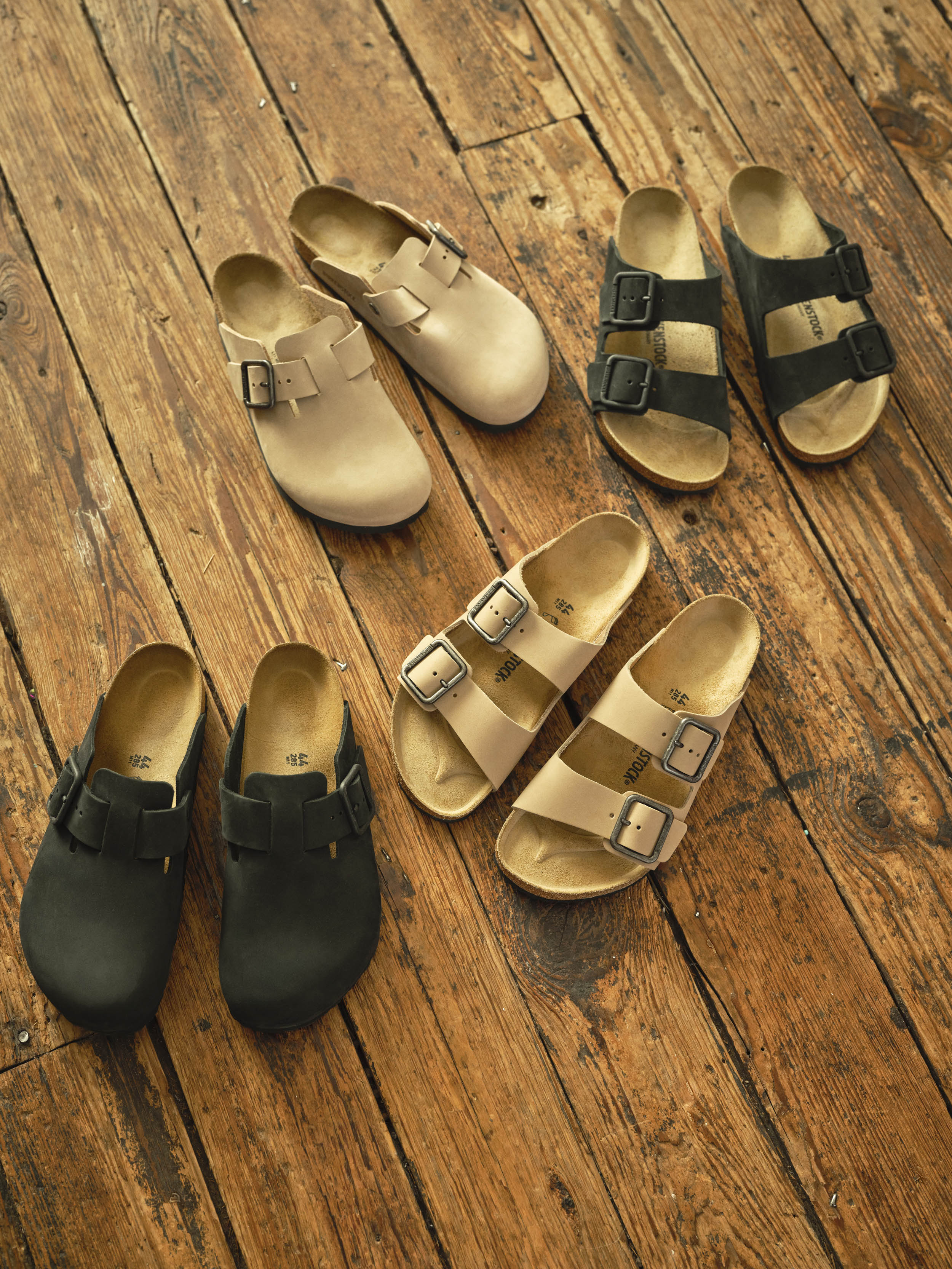 Birkenstock + Faherty Boston Wire Buckle - Black